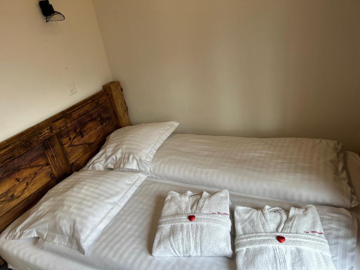 Les Chambres Et Roulottes Des Noisetiers Leysin Esterno foto